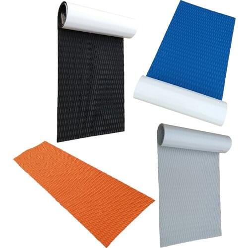EVA Decking Sheet for Boat Yacht Non-Slip & Self-Adhesive Boat Flooring Pad 86.61 x 25.59 x 0.20inch, 220cm