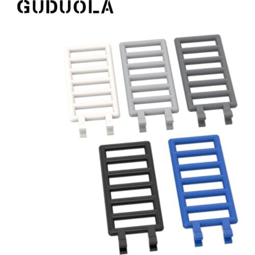 Guduola Building Block Bar 7x3 with Double Clips (6020) MOC Build Educational Brick Toys Parts 15pcs/LOT