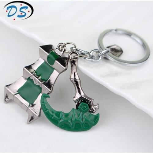 Hot Game LoL Thresh Weapon League of legendes Keychains Trendy accessories women men Key chain chaveiro