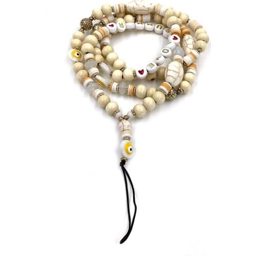 New Handmade leather tassel charm Gypsy Ethnic small leather bag pendents necklace for women