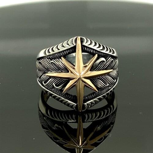 Silver Compass ring , Compass Signet Ring , Ottoman Ring Handmade , Made For You