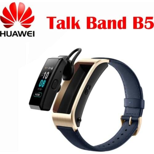 Original Huawei Talk Band B5 SmartBand Heart Rate Tracker Call with Bluetooth Headset Touch Screen Sleep Monitor Smart Bracelet