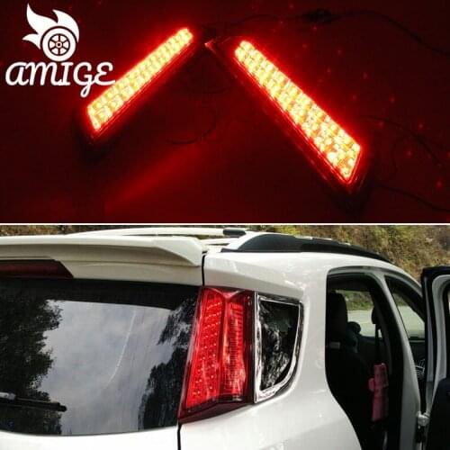 Car LED Taillights Tail Light For Ford Ecosport 2013 2014 2015 2016 Reflector Bumper Lamps Brake Rear Fog Lights