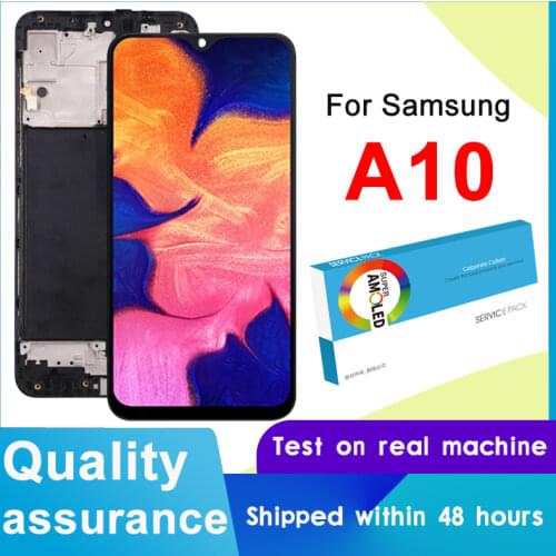 100% Original 6.2'' IPS LCD For Samsung Galaxy A10 A105 A105F SM-A105F Full LCD Touch Screen Digitizer Repair Parts
