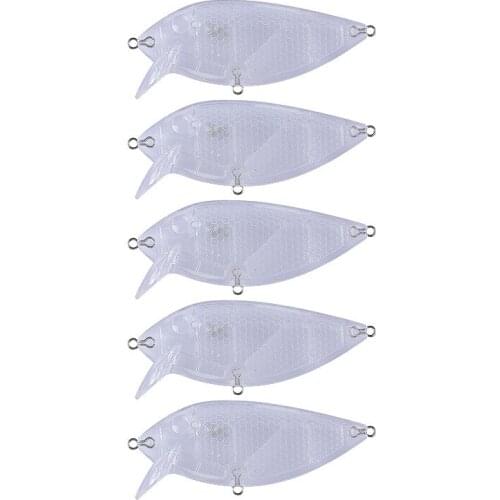 5g 8g 50pcs Blank Nude Baits Crank Pencil Minnow Bait Unpainted Lure Bodies Fishing Bait