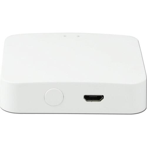 Wireless Gateway Smart ZigBee/ BT Gateway Central Hub APP/Voice Control Group Control Multi-device Linkage up to 128 Sub-devices