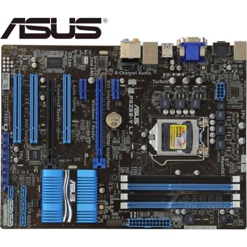 For ASUS P8Z68-V LX boards original mainboard DDR3 for intel LGA 1155 Support I3 I5 I7 32GB Z68 used Desktop motherborad