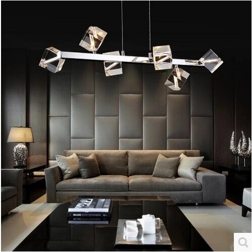 LED pendant light Individuality creative crystal bar cafe restaurant drop light pendant lamp 110-240v