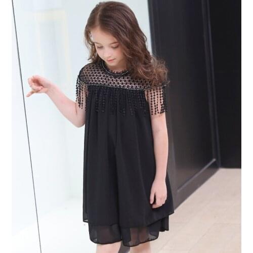 Big girls summer dresses 2020 kids dresses for teenager girls chiffon dress children clothes size 456789 10 11 12 13 14 15 years