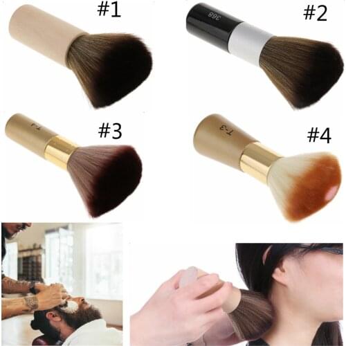 Soft Brush Neck Duster Black Hairdressing Hair Cutting Salon Stylist Pro Barber