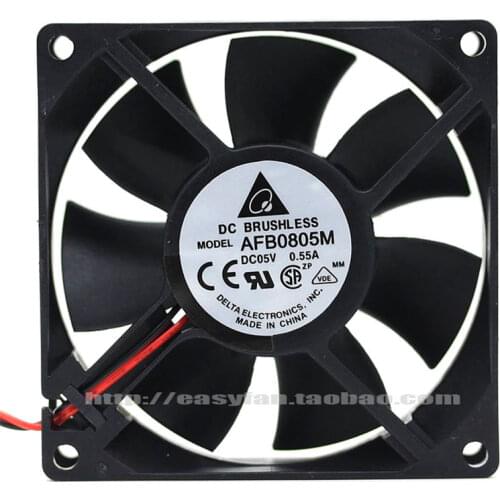 AFB0805M 8025 5V 0.55A 8CM / cm Cooling Fan USB