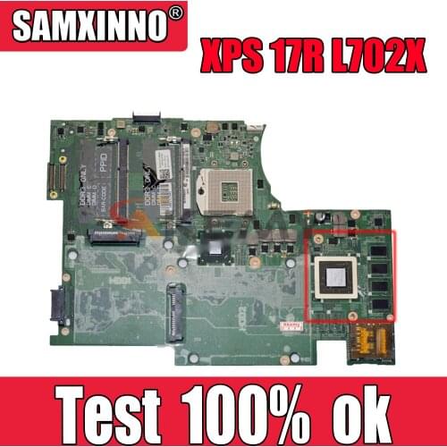 Original Laptop motherboard For DELL XPS 17R L702X 3D Mainboard CN-0P4N30 0P4N30 DAGM7MB1AE1 N12E-GE-B-A1 RAM 1G HM67