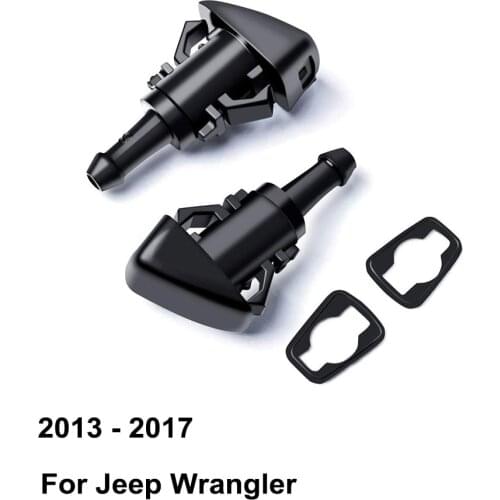 Front Windshield Washer Nozzle 5303834AB forJeep Wrangler JK ( 2013 - 2017 ) ( Pack of 2 )