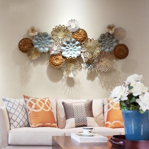 Vintage Wall Decoration Ornament Pendant European Creative Wrought Iron Wall Decoration Wall Decoration Wall Hanging