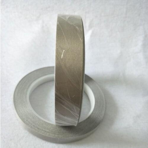 Silver Single Adhesive Conductive Cloth Tape 18mm~28mm Choose 20M Anti-Electromagnetic Interference EMI Shielding Phone PC Cable