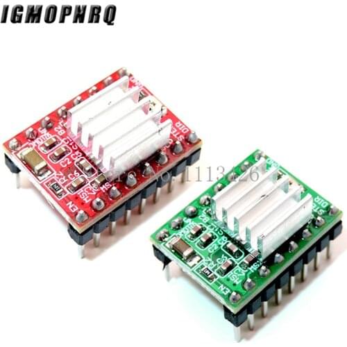 5pcs/lot Stepper Driver A4988 stepper motor driver + heat sink with sticker