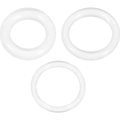 Uxcell 5Pcs Silicone O-Rings 2-24mm Inner Diameter 6-30mm OD 2-3mm Width Seal Gasket for Mechanical Sealing Pressure Vessel