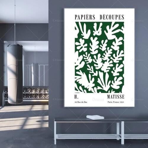 Nordic Abstract Henri Matisse Print Exhibition Poster Wall Art Canvas Painting Scandinavian Style Home Decor Hd Modular Pictures