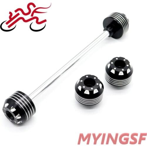 Front Rear Axle Fork Crash Slider For Aprilia SHIVER 750 / SL750 2007-2014 Motorcycle Accessories Swing Arm Wheel Protector