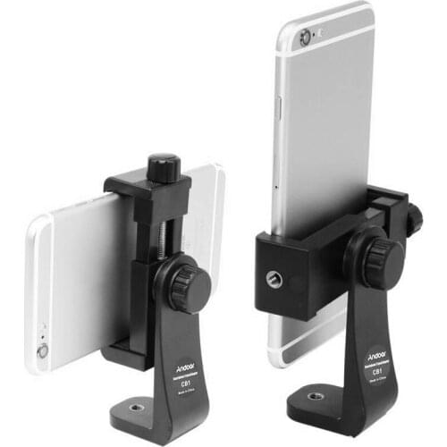 Andoer Universal Rotated Tripod Mount Holder Stand Bracket Clip Mount for iPhone Samsung Meizu Huawei smartphone 3