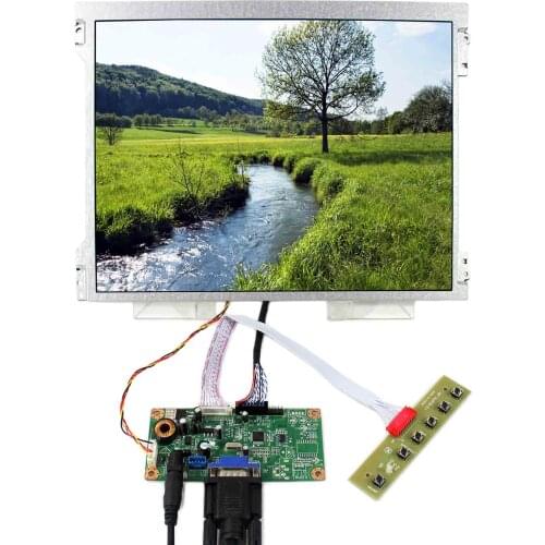 VGA LCD Controller Board With 12.1" M121GNX2 1024x768 LED Backlight LCD Panel