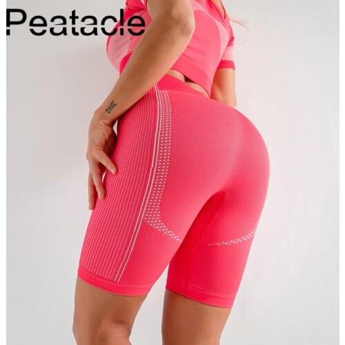 Peatacle Workout Sport Shorts for Women Gym Summer Running Sexy Yoga Fitness Legging Shorts Biker Compression Female 2020