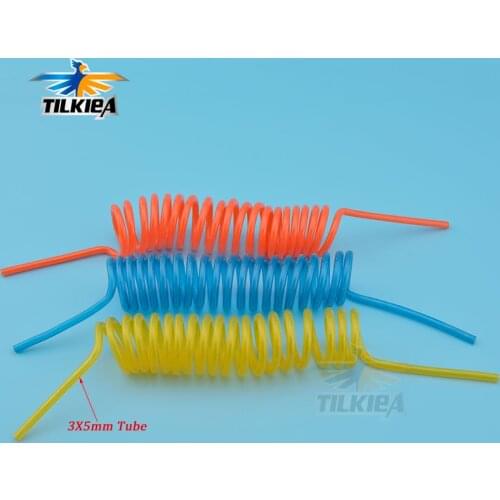 3mm*5mm Water Cool Tube Fuel Tube Heat Resistant Spring Tubes For RC Electric Boat Gas Methanol Total Length About 2 Meters