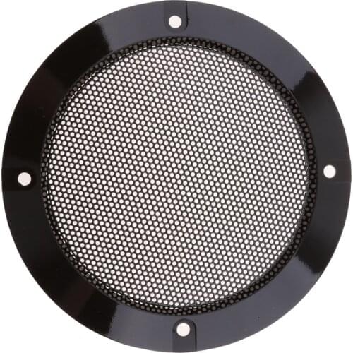 4 Inch Speaker Decorative Circle Cover Guard Protector with Protective Black Iron Grille Mesh