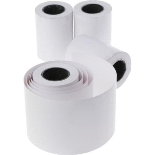 4Pcs Thermal Paper 57x50mm Thermal Receipt Paper POS Cash Register Receipt Roll For 58mm Thermal Printer