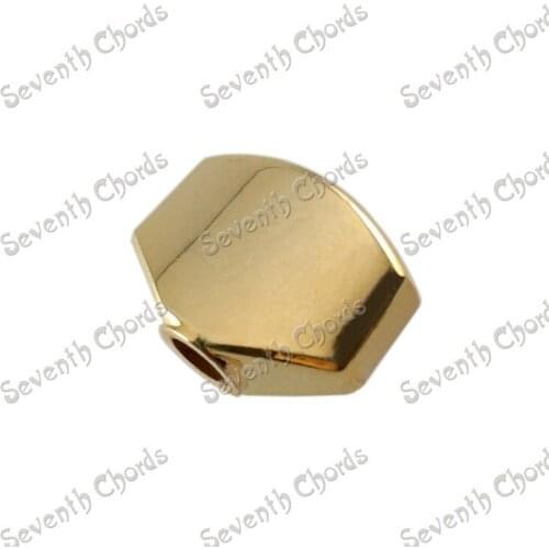 6 Pcs Gold Small square shape Guitar Tuning Peg Tuners Machine Head replacement Buttons knobs Handle (XFT-JS-GD) Metal
