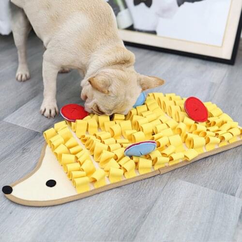 60*29*5cm Pet Snuffle Mat Dog Slow Feeder Mats Food Foraging Dispensing Mat Pet Sniffing Training Blanket Relieve Stress Mat