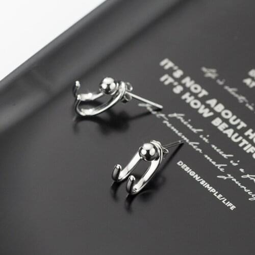 925 Sterling Silver Stud Earrings For Women Wedding Party Jewelry Hypoallergenic eh1347