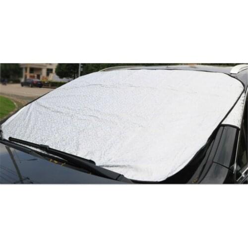Car Sunshield Half Cover Car Jacket Front Glass Sunscreen Windshield Heat Shield