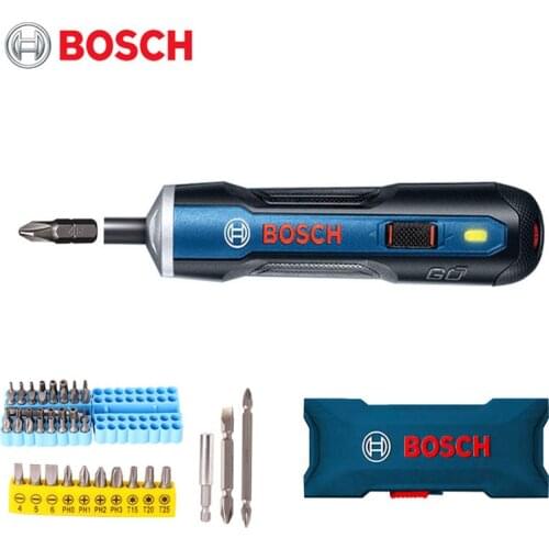 Bosch Go Electric Screwdriver Rechargeable 3.6V Smart Cordless Mini Power Tool 6 Modes Adjustable Torques Screwdriver Tool Kits