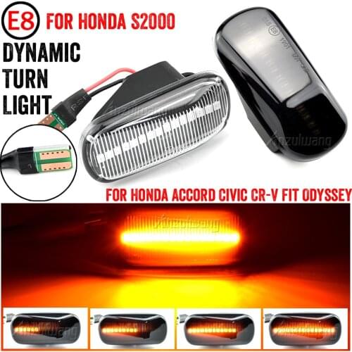 For Acura Integra Type-R DC2 RSX DC5 NSX NA1 NA2 Led Dynamic Turn Signal Side Marker Light Sequential Lamps For Honda CRV