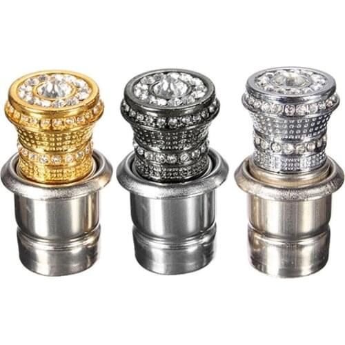 Rhinestone Inlaid Auto Car Iron Socket Lighter 12V Luxury Lgnition