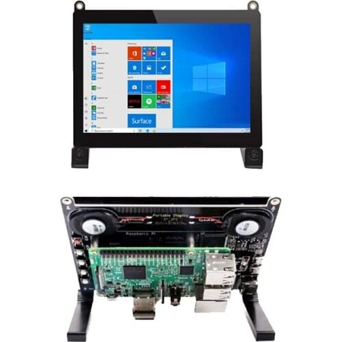 Hotselling 5 inch raspberry pi screen 800*480 resolution landscape capacitive touch screen Raspberry PI monitor HDMI USB output