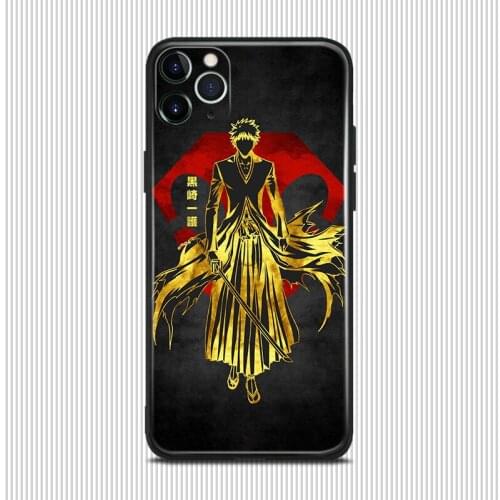 Ichigo Kurosaki Bleach anime For iPhone se 6 6s 7 8 plus x xr xs 11 pro max soft silicone phone case cover shell