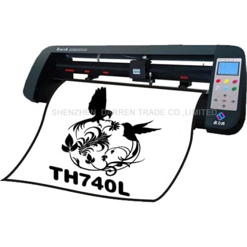 24" Desktop Vinyl Cutter Plotter 740MM Business Sign Sticker Cutting Machine With Sure Cuts A Lot Pro Design & Cut Software