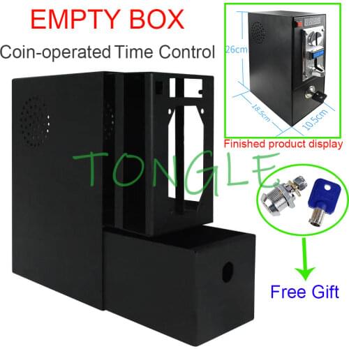 New Timer Control Coin Acceptor Selector Metal Cash Empty Box for Washing Machine Massage Chair Watch TV Beach Shower