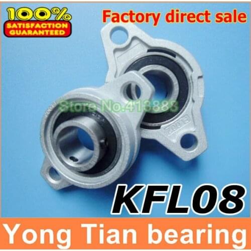 8 mm caliber zinc-aluminum alloy bearing KFL08 flange bearing with pillow block wholesale free shipping
