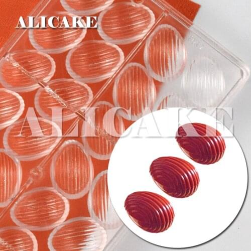 Polycarbonate Chocolate Bar Mold Plastic Small Easter Eggs Chocolate Form Mould Baking Pastry Tools Cake Decoration Bakery Tools