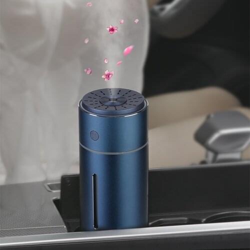 Portable Car Wireless Air Humidifier USB Chargeable Ultrasonic Cool Mist Aromatherapy Diffuser with LED Lamp for Home Office