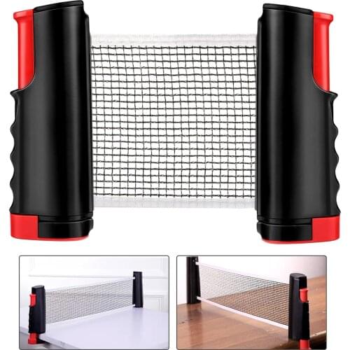 Professional Table Tennis Sports Trainning Set Racket Blade Mesh Net Retractable Ping Pong Student Sports Equipment 190*15cm