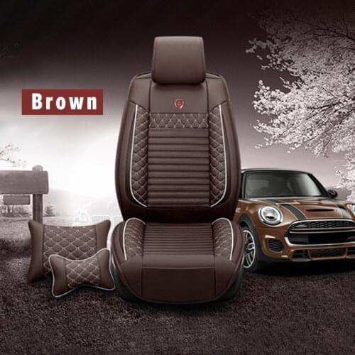 5 Seat Luxury Leather Car Seat Cover Full Set Fit For Ford Mondeo/Fiesta/Taurus/Mustang/Territory/Ranger/Galaxy/Kuga