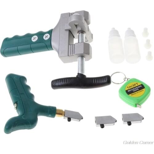 Handheld Glass Cutter Wheel Divider Opener Breaker Hand Grip Tile Cutter Mirror Quick Opening Set M06 21 Dropshiping