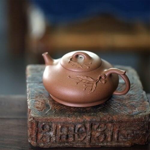 Hall yixing ores are recommended by hand famous tea tea ceremony period of clay pot of 285 ml of bosom friend