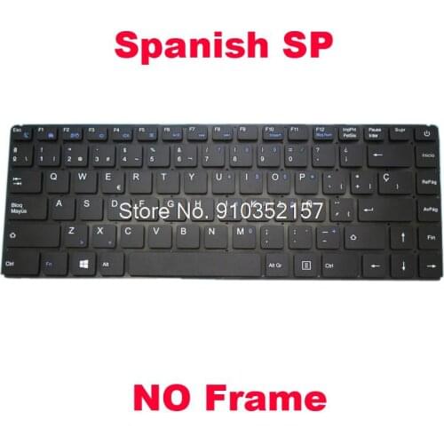 Laptop Replacement Keyboard For Toposh T14 PRIDE-K2809 SCDY-300-2-07 Slovenian SL English US NO Frame