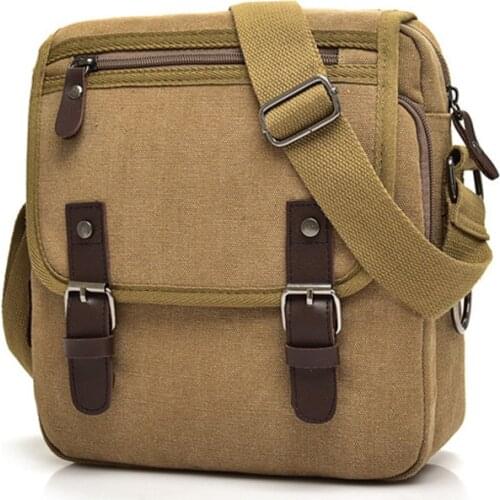 Mens Canvas Bag Men Messenger Crossbody Bags Bolsa Feminina Shoulder Bags Pack School Bags for Teenager