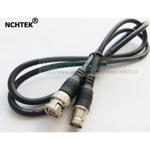 NCHTEK BNC Male To Female Extension Coaxial Video Connector Cord/Cable For CCTV For CCTV Camera Systems 1M/Free Shipping/1PCS
